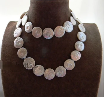 Free shipping@@@@@ A>big Nature 32'' 20MM White Coin Freshwater Pearl Necklace a
Free shipping@@@@@ A>big Nature 32'' 20MM White Coin Freshwater Pearl Necklace a