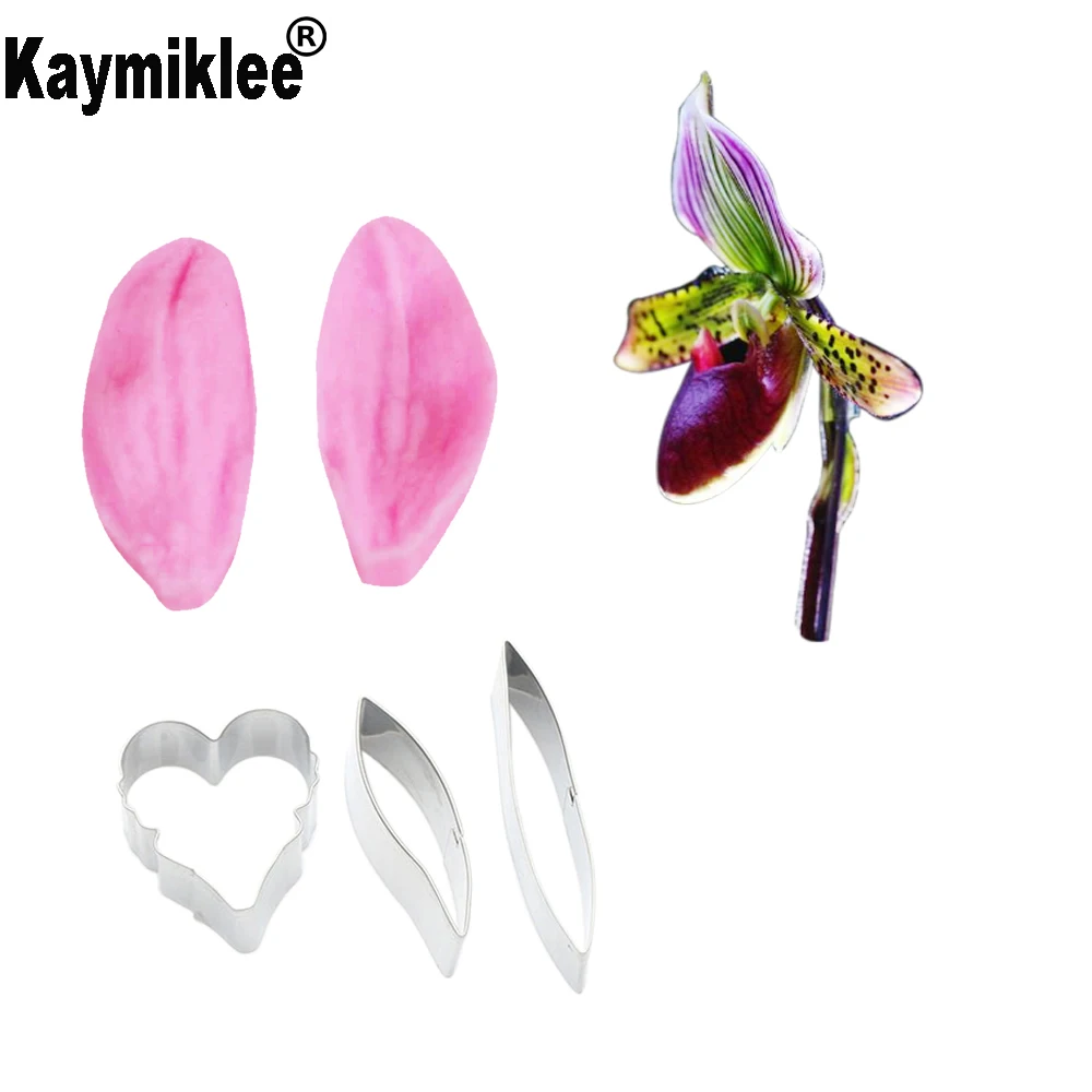 Orchid Flower Petal Veiner & Cutter Silicone Mould Cake Decorating Tools ,Gumpaste Sugarcraft Fondant Mold CS351
Orchid Flower Petal Veiner & Cutter Silicone Mould Cake Decorating Tools ,Gumpaste Sugarcraft Fondant Mold CS351