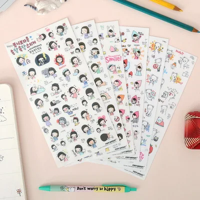 6 sheets / 1lot cute Ponybrown DAY AND DAY diary deco 2 kawaii planner Stickers/note sticker/message sticker/Decoration Label
6 sheets / 1lot cute Ponybrown DAY AND DAY diary deco 2 kawaii planner Stickers/note sticker/message sticker/Decoration Label