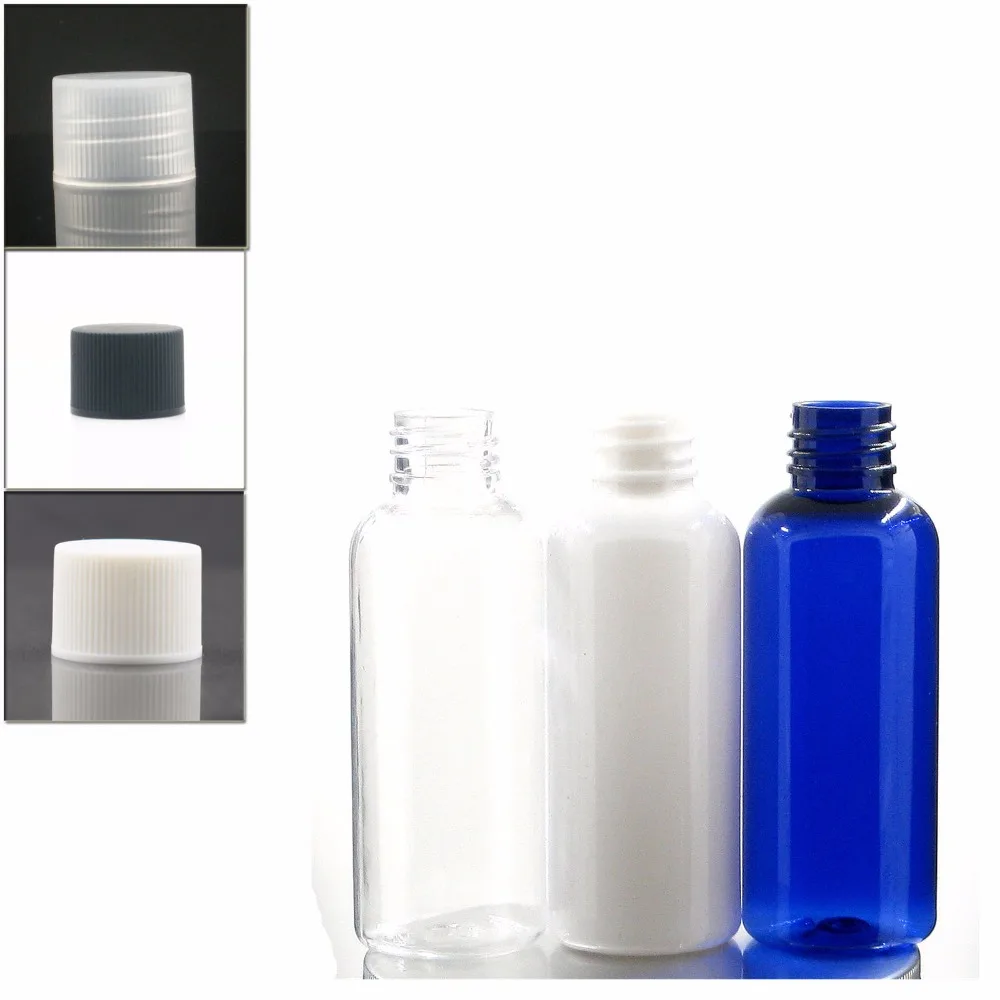 50ml round empty Plastic Bottles, clear/amber pet bottle with transparent/white/black ribbed screw Lid x5
50ml round empty Plastic Bottles, clear/amber pet bottle with transparent/white/black ribbed screw Lid x5
