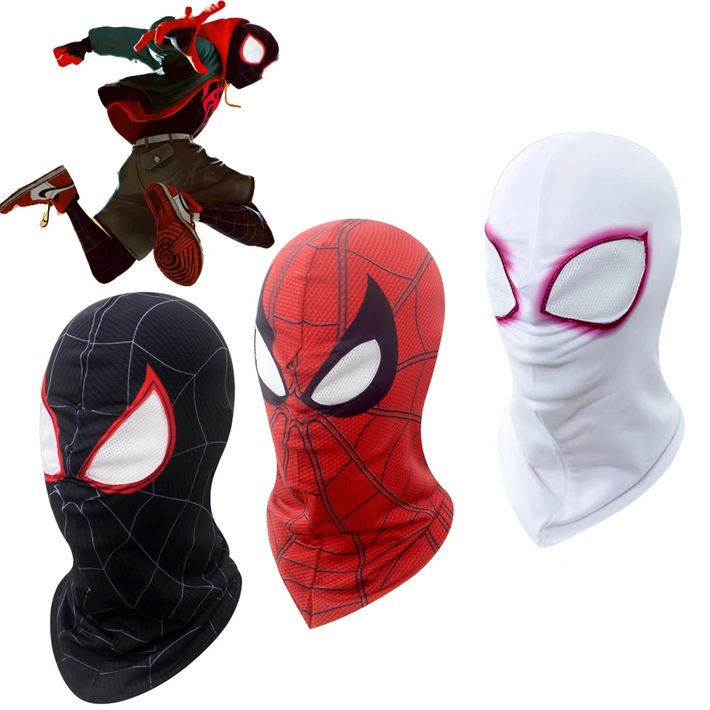 2018 Movie Spider-Man Into the Spider-Verse Miles Morales Spider Gwen Peter Parker Cosplay Face Mask Lycra Full Head Hood Adult
2018 Movie Spider-Man Into the Spider-Verse Miles Morales Spider Gwen Peter Parker Cosplay Face Mask Lycra Full Head Hood Adult