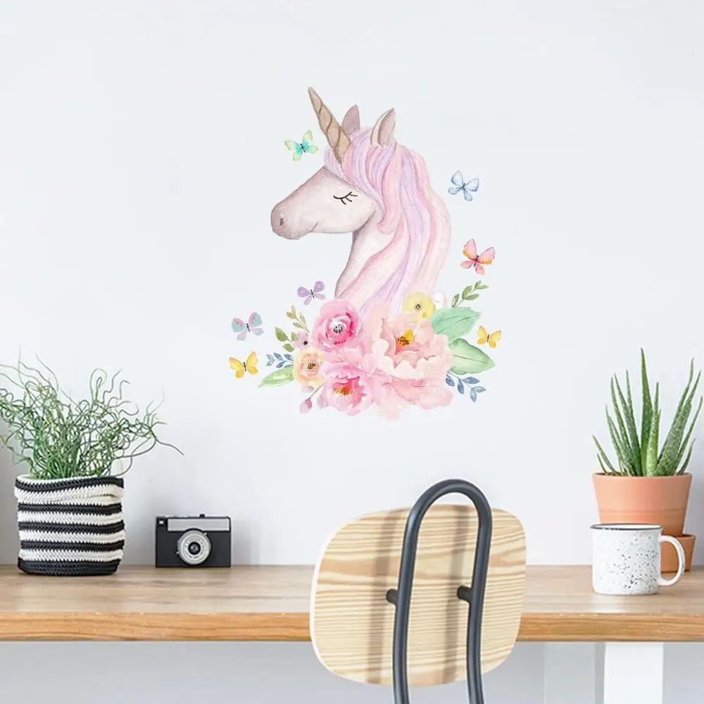 Cartoon Pink Unicorn Environmental Protection Wall Sticker Home Decoration Living Room Children's Room Sticker Vinyl Wallpaper
Cartoon Pink Unicorn Environmental Protection Wall Sticker Home Decoration Living Room Children's Room Sticker Vinyl Wallpaper