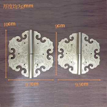 Thickening! Chinese antique furniture accessories copper top cabinet wardrobe door hinge carved.
Thickening! Chinese antique furniture accessories copper top cabinet wardrobe door hinge carved.
