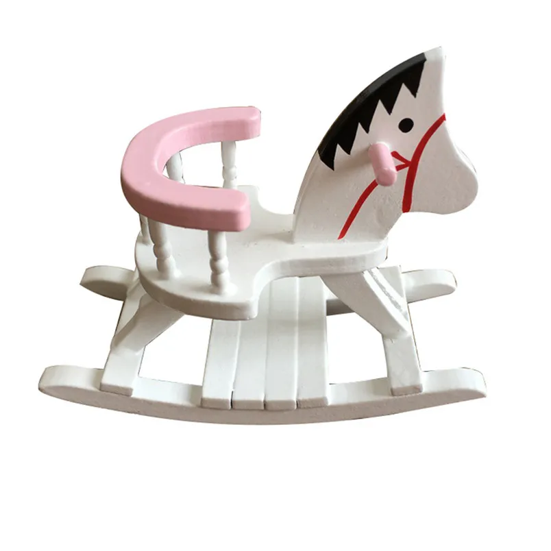 Mini Dollhouse Furniture Dollhouse Miniature White Wooden Rocking Horse Chair Nursery Room Furniture 1:12 30AP30
Mini Dollhouse Furniture Dollhouse Miniature White Wooden Rocking Horse Chair Nursery Room Furniture 1:12 30AP30