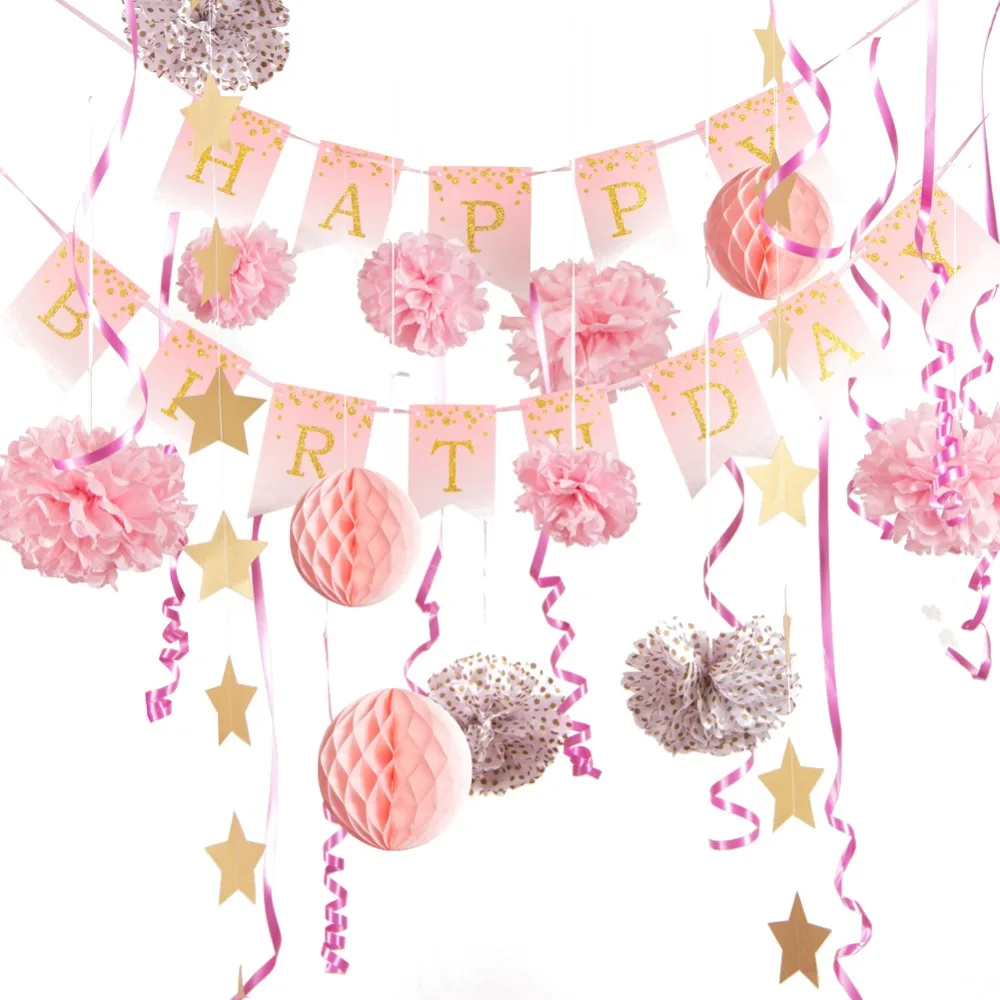 Pastel Pink Birthday Party Decorations Set Gold Glitter Polka Dots Happy Birthday Banner Baby Girl 1st Birthday Princess Party
Pastel Pink Birthday Party Decorations Set Gold Glitter Polka Dots Happy Birthday Banner Baby Girl 1st Birthday Princess Party