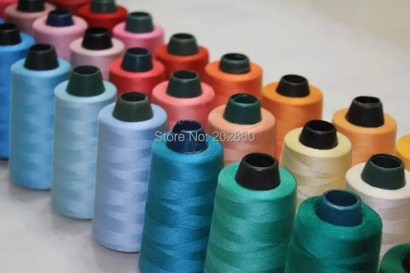 

Sewing Machine Polyester Threads/Hand Sewing Thread,40S/2,3000Yards/Spool,90G,High Tenacity,70 Pcs/Lot,Mixed Colour,Good Quality