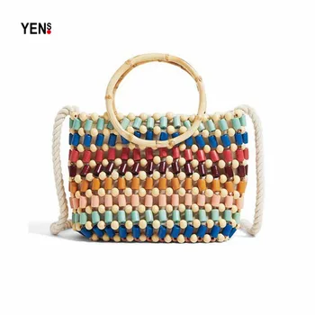 2019 New Fashion Ladies Luxury Beach Bohemian Beaded Bag Ladies Handbag Designer Autumn Woven Retro One Shoulder Woven Handbag
2019 New Fashion Ladies Luxury Beach Bohemian Beaded Bag Ladies Handbag Designer Autumn Woven Retro One Shoulder Woven Handbag