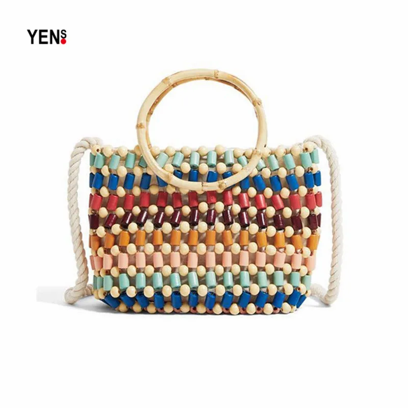 New Brand Fashion Women Luxury Beaded Bag Woman Handbag Designer Summer Knitting Vintage ShoulderBag Woven Beach Bohemia Handbag
New Brand Fashion Women Luxury Beaded Bag Woman Handbag Designer Summer Knitting Vintage ShoulderBag Woven Beach Bohemia Handbag