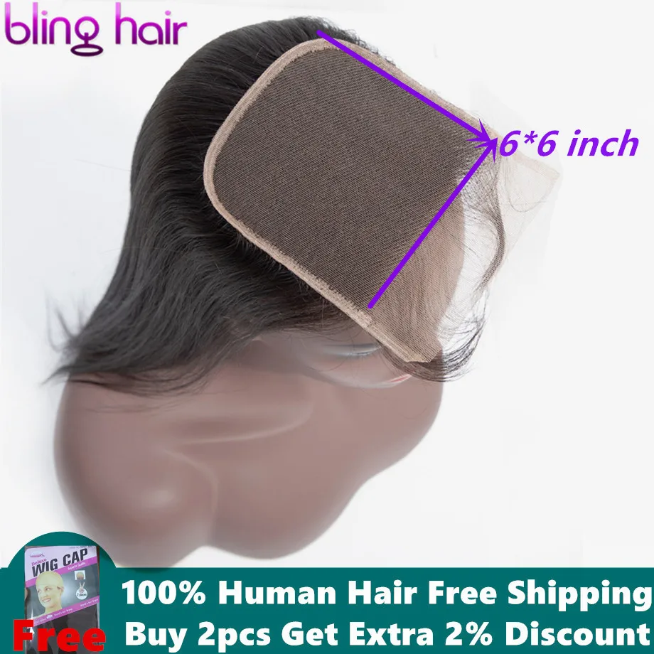 Bling Hair Straight Human Hair 6x6 Lace Closure Free/Middle/Three Part With Baby Hair Remy Peruvian Hair 8-22 Inch Natural Color
Bling Hair Straight Human Hair 6x6 Lace Closure Free/Middle/Three Part With Baby Hair Remy Peruvian Hair 8-22 Inch Natural Color
