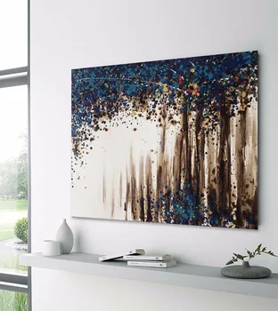 Handmade high quality thick knife abstract oil painting Birch forest abstract on Canvas Painting Decor Oil Painting art
Handmade high quality thick knife abstract oil painting Birch forest abstract on Canvas Painting Decor Oil Painting art