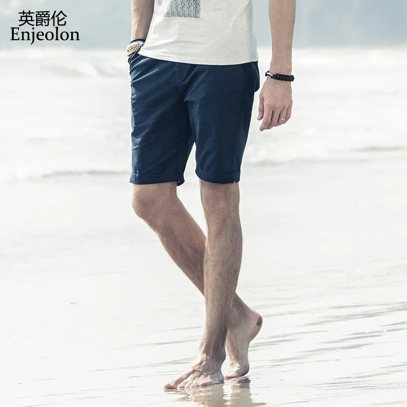 Enjeolon Summer Shorts 2020 Casual Solid Shorts Men Cotton Knee Length Beach Shorts Homme High Quality New Arrival K6039
Enjeolon Summer Shorts 2020 Casual Solid Shorts Men Cotton Knee Length Beach Shorts Homme High Quality New Arrival K6039