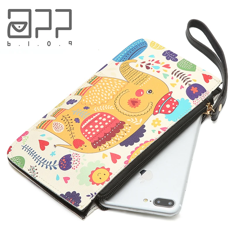 APP BLOG Women's Long Wallet Cute Elephant Design Fashion Zipper Clutch Femme Girl Coin Purse Strap Carteira Feminina Mujer 2019
APP BLOG Women's Long Wallet Cute Elephant Design Fashion Zipper Clutch Femme Girl Coin Purse Strap Carteira Feminina Mujer 2019