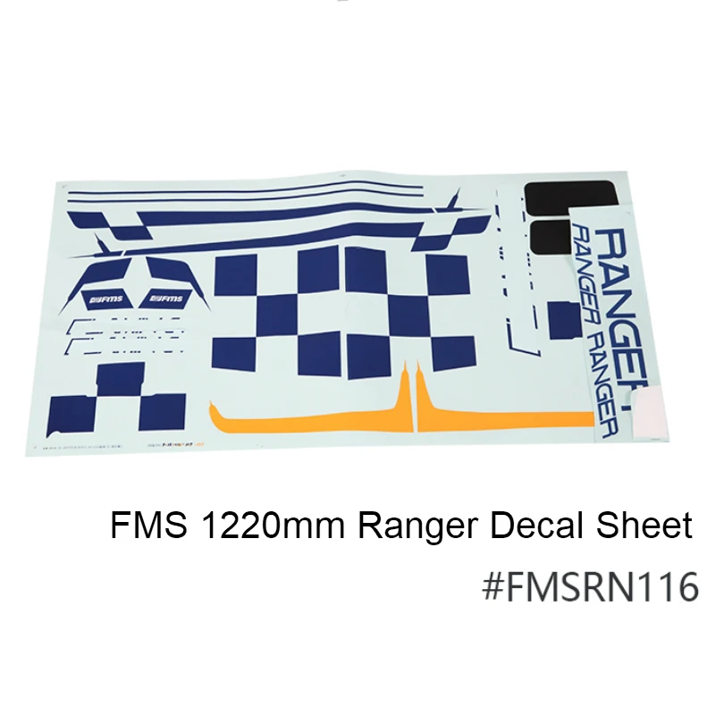 FMS 1220 мм рейнджер тренировочная наклейка лист FMSRN116 радиоуправляемая модель