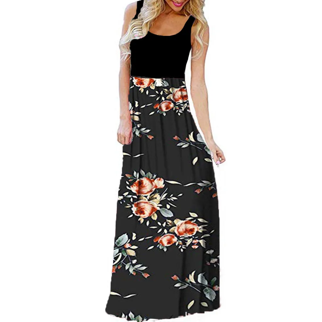 Home&Nest 2019 Summer Dresses Sexy Bohemia Women Summer Boho Sleeveless Floral Print Tank Sundrss Beach Long Maxi Dress Vestidos
Home&Nest 2019 Summer Dresses Sexy Bohemia Women Summer Boho Sleeveless Floral Print Tank Sundrss Beach Long Maxi Dress Vestidos