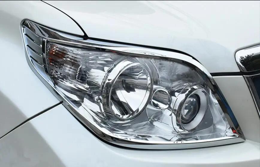 ABS chrome For prado 150 accessories headlight cover trim fit fj150 2010 2011 2012 2013 head light front lamp cover
ABS chrome For prado 150 accessories headlight cover trim fit fj150 2010 2011 2012 2013 head light front lamp cover
