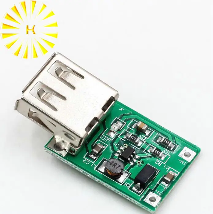 DC-DC converter step-up module (0.9V~5V) tO 5V 600MA USB booster circuit board power boost
DC-DC converter step-up module (0.9V~5V) tO 5V 600MA USB booster circuit board power boost