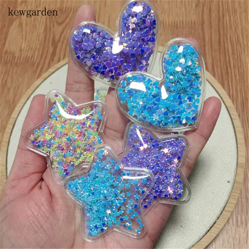 Kewgarden 5CM Transparent Quicksand Love Stars Hair Accessories DIY Hair Pins Clip Material DIY Craft Supplies 15Pcs
Kewgarden 5CM Transparent Quicksand Love Stars Hair Accessories DIY Hair Pins Clip Material DIY Craft Supplies 15Pcs