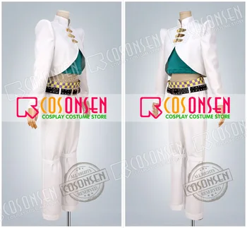 JOJO'S Bizarre Adventure Stone Ocean Rohan Kishibe Cosplay Costume Halloween Uniform Outfit top+vest+pants+belt+buttons+earring
JOJO'S Bizarre Adventure Stone Ocean Rohan Kishibe Cosplay Costume Halloween Uniform Outfit top+vest+pants+belt+buttons+earring