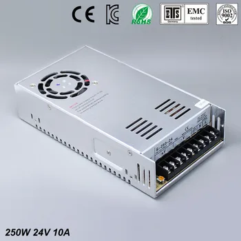 24V 10A 250W Switching switch Power Supply For Led Strip Transformer 110V 220V AC to dc SMPS with Electrical Equipment
24V 10A 250W Switching switch Power Supply For Led Strip Transformer 110V 220V AC to dc SMPS with Electrical Equipment