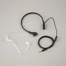 2016 New 3.5mm Anti Radiation Earphone In Ear Stereo Air Tube Radiation Proof Earphone