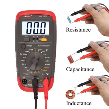 Digital Multimeter Resistance Capacitance Inductance LCR Multi Meter Tester with LCD Backlight Transistor hFE Display 1-1999
Digital Multimeter Resistance Capacitance Inductance LCR Multi Meter Tester with LCD Backlight Transistor hFE Display 1-1999