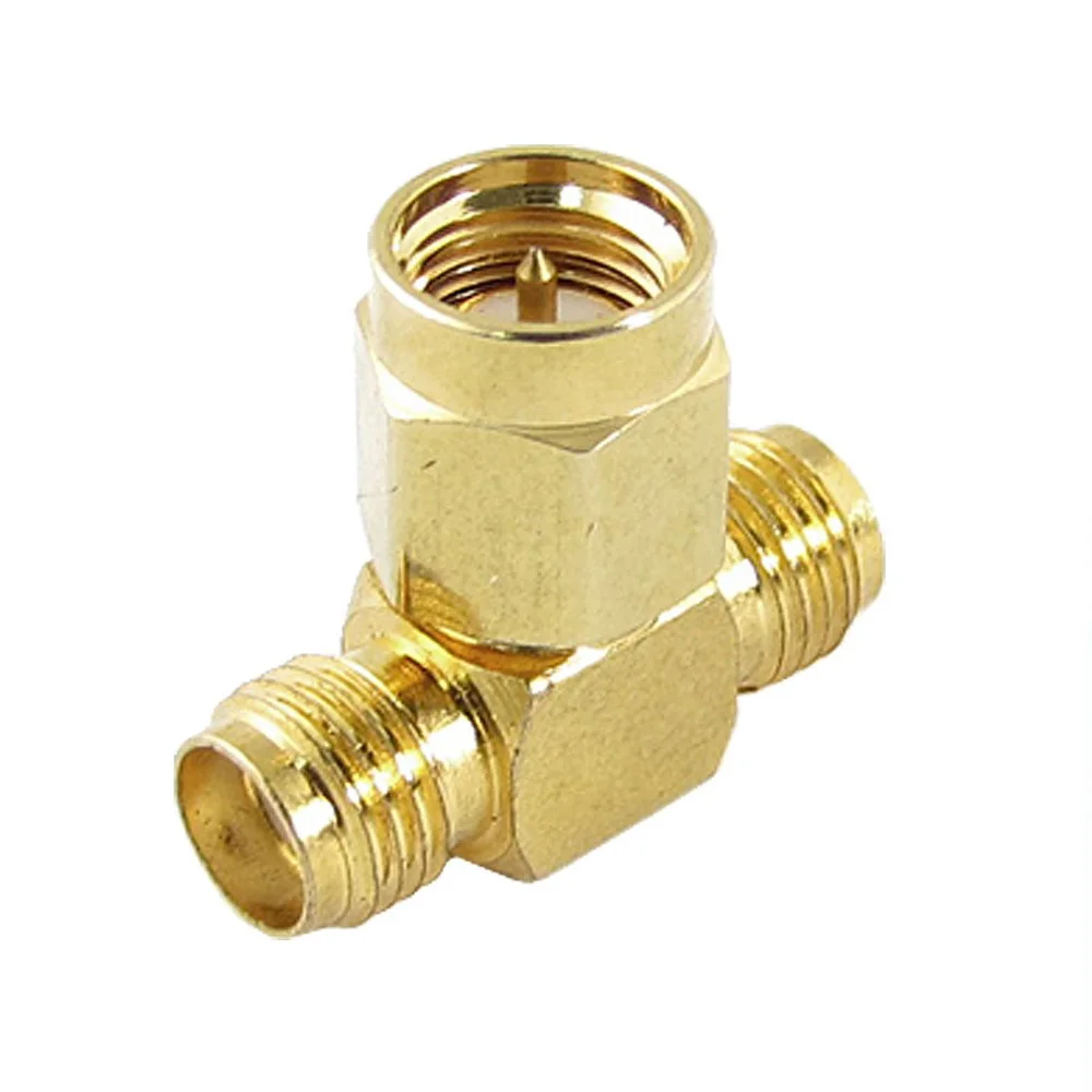 JFBL Hot sale SMA Male to Two SMA Female Triple T RF Adapter Connector 3 Way Splitter New
JFBL Hot sale SMA Male to Two SMA Female Triple T RF Adapter Connector 3 Way Splitter New