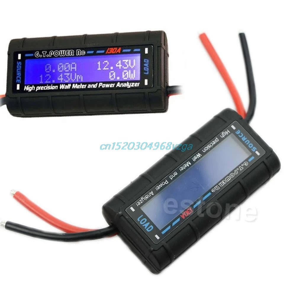 Watt Meter and Power Analyzer High Precision LCD 60V GT-Power G.T.POWER RC 130A J26 19 Dropship
Watt Meter and Power Analyzer High Precision LCD 60V GT-Power G.T.POWER RC 130A J26 19 Dropship
