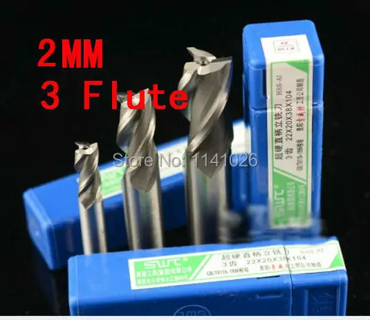 10 pcs/set 2.0MM 3 Flute Aluminium End Mill Cutter CNC Bit Milling Machinery tools Cutting tools
10 pcs/set 2.0MM 3 Flute Aluminium End Mill Cutter CNC Bit Milling Machinery tools Cutting tools