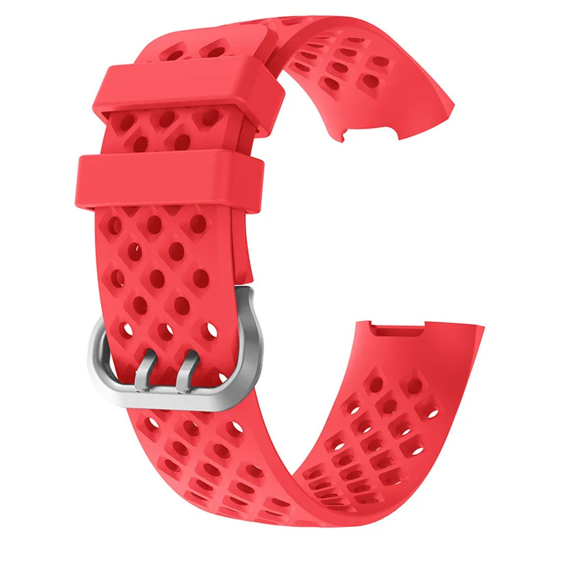 Newly Design 202mm Breathable Hole Watch Wrist Band Slicone Strap For Fitbit Charge 3 Accessory Replacement 80928
Newly Design 202mm Breathable Hole Watch Wrist Band Slicone Strap For Fitbit Charge 3 Accessory Replacement 80928