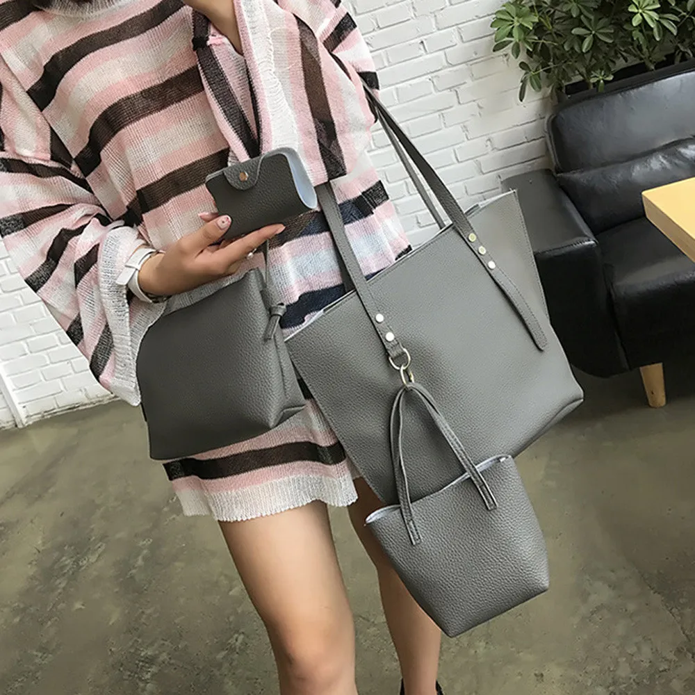 2019 Small Fashion Quality Guaranteed high quality Europe fashion 4Pcs Women Pattern Leather Shoulder Bag+Crossbody Bag+Handba
2019 Small Fashion Quality Guaranteed high quality Europe fashion 4Pcs Women Pattern Leather Shoulder Bag+Crossbody Bag+Handba