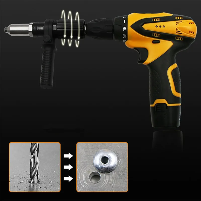 Electric Drill Riveting Tool Substitute Head Riveter X-over Insert Adapter with Wrench
Electric Drill Riveting Tool Substitute Head Riveter X-over Insert Adapter with Wrench
