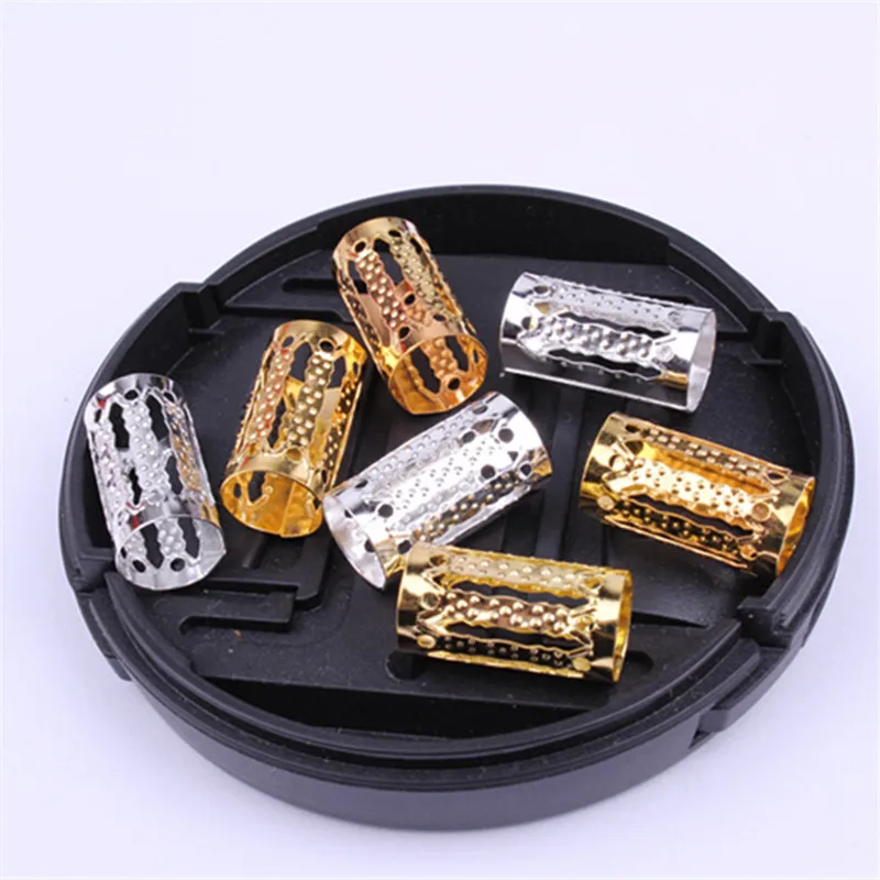 50Pcs 8x15mm Golden Silver Adjustable Hair Ring HollowTubes Dreadlock Beads Cuffs Clips For Hair Dread Braids Accessories C49
50Pcs 8x15mm Golden Silver Adjustable Hair Ring HollowTubes Dreadlock Beads Cuffs Clips For Hair Dread Braids Accessories C49