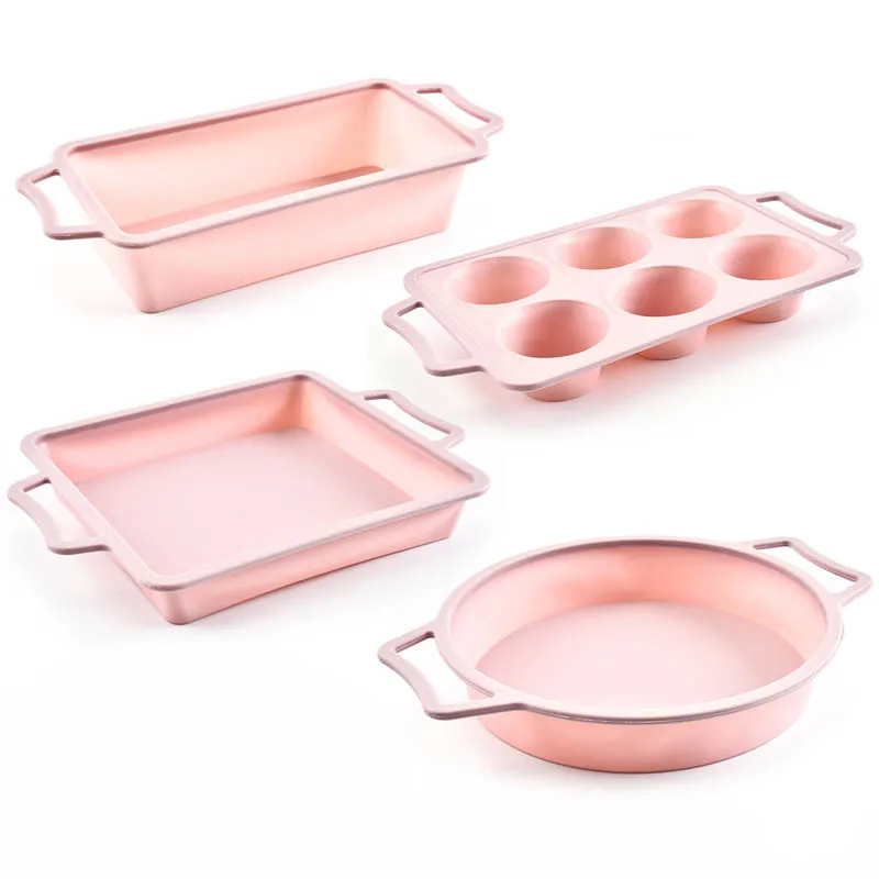 Silicone mold for cake, non-stick cup cake mold/ fondant molds/ loaf pan/ muffin baking pan/ brownie Pan with sturdy handle
Silicone mold for cake, non-stick cup cake mold/ fondant molds/ loaf pan/ muffin baking pan/ brownie Pan with sturdy handle