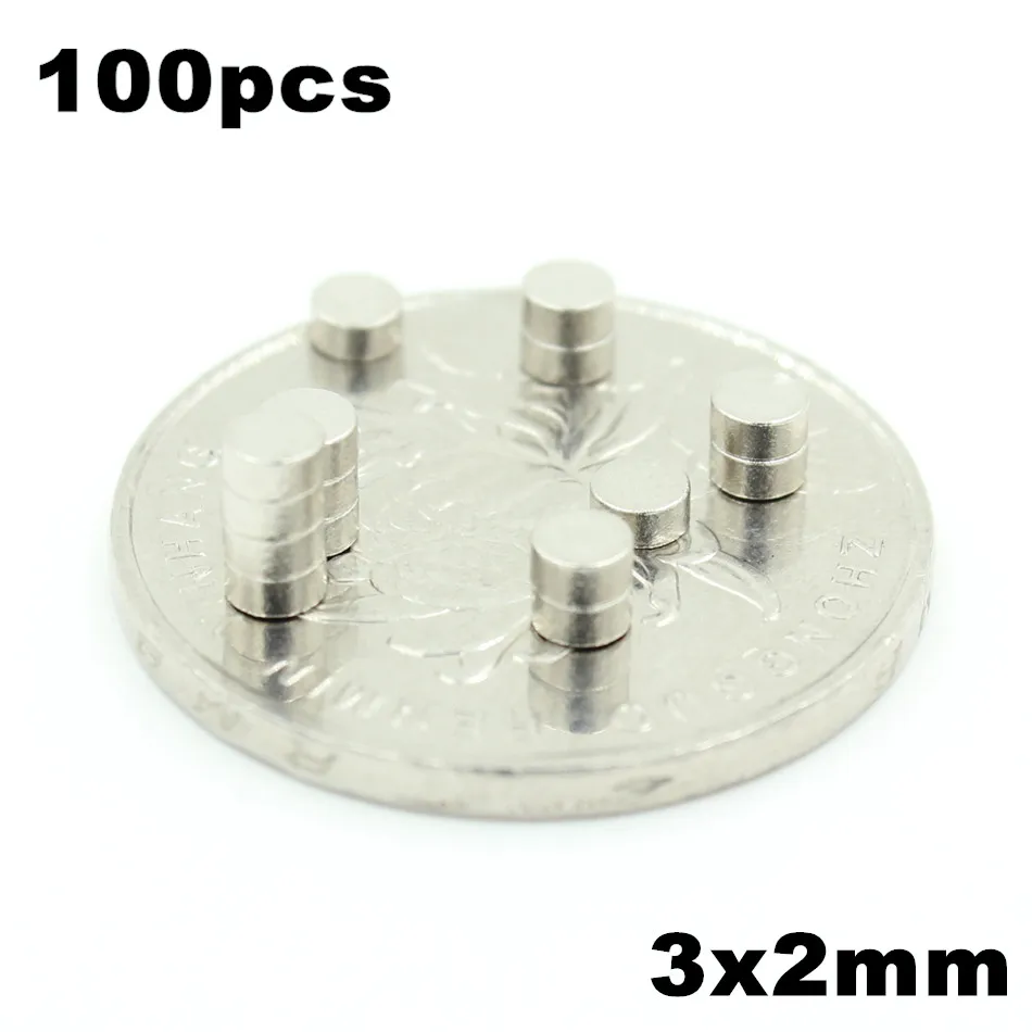 100pcs 3x2mm Super Powerful Strong Bulk Small Round NdFeB Neodymium Disc Magnets Dia 3mm x 2mm N35 Rare Earth NdFeB Magnet
100pcs 3x2mm Super Powerful Strong Bulk Small Round NdFeB Neodymium Disc Magnets Dia 3mm x 2mm N35 Rare Earth NdFeB Magnet