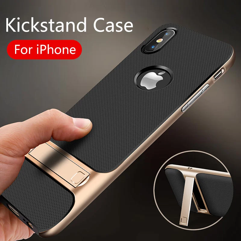 For iphone 8 plus XS Phone Case Hybric PC+TPU Armor Kick Stand Ultra-thin Luxury Cover For iphoneX Cases 2in1 Protect Bag Shell
For iphone 8 plus XS Phone Case Hybric PC+TPU Armor Kick Stand Ultra-thin Luxury Cover For iphoneX Cases 2in1 Protect Bag Shell
