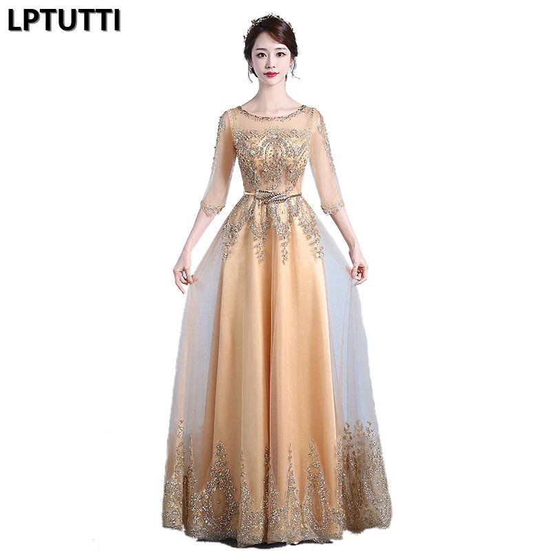 LPTUTTI Beading Sequin Gratuating New For Women Elegant Date Ceremony Party Prom Gown Formal Gala Luxury Long Evening Dresses
LPTUTTI Beading Sequin Gratuating New For Women Elegant Date Ceremony Party Prom Gown Formal Gala Luxury Long Evening Dresses