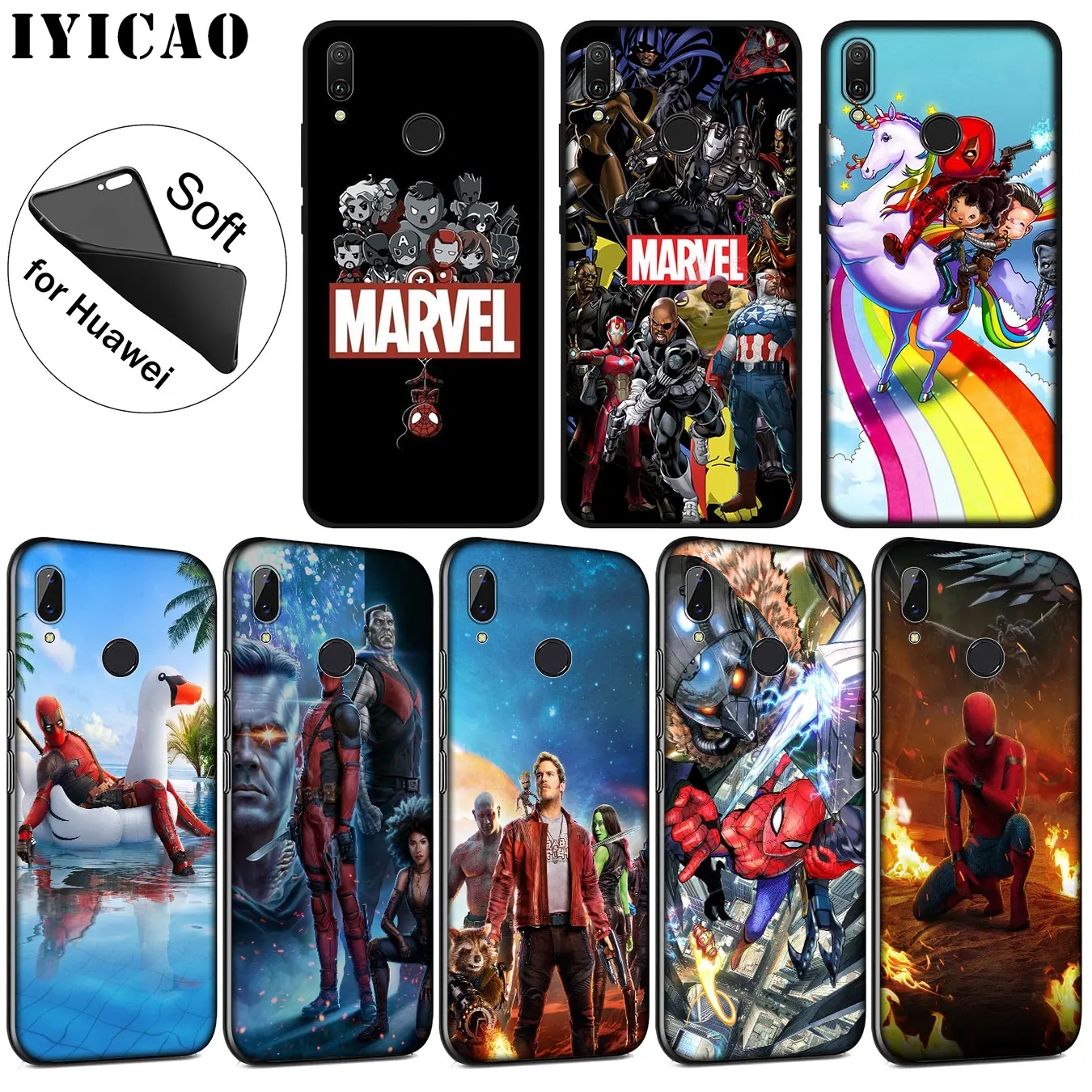 IYICAO Marvel The Avengers Jorker Dead Pool Soft Phone Case for Huawei P20 Pro P10 P9 P8 Lite Mini 2017 2015 P Smart 2019
IYICAO Marvel The Avengers Jorker Dead Pool Soft Phone Case for Huawei P20 Pro P10 P9 P8 Lite Mini 2017 2015 P Smart 2019