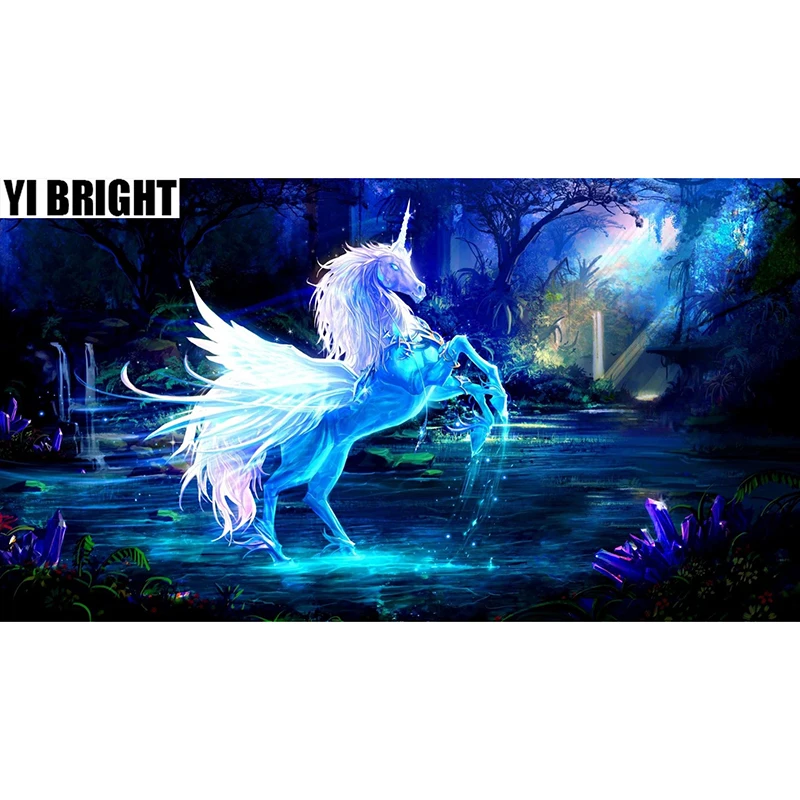 YI BRIGHT 5D DIY Diamond Painting Embroidery Magical Animal "Holy Unicorn With Wings" Cross Stitch Rhinestone Home Decorate GT
YI BRIGHT 5D DIY Diamond Painting Embroidery Magical Animal "Holy Unicorn With Wings" Cross Stitch Rhinestone Home Decorate GT