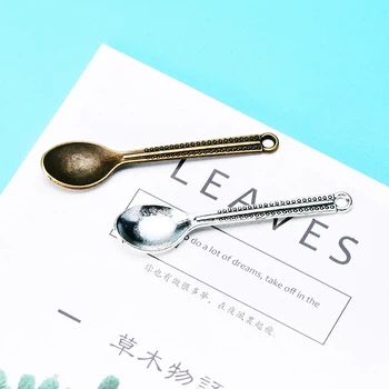 49*11mm 10pcs Spoon Alloy Pendant For Diy Jewelry Making 2 Colors Antique Silver Antique Bronze No.1058
49*11mm 10pcs Spoon Alloy Pendant For Diy Jewelry Making 2 Colors Antique Silver Antique Bronze No.1058