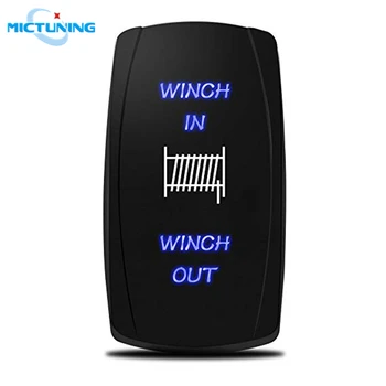 MICTUNING 7Pin DC12-24V Winch In Winch Out Rocker Switch w/ Laser Blue LED Light Momentary Double Throw On-Off-On Toggle Switch
MICTUNING 7Pin DC12-24V Winch In Winch Out Rocker Switch w/ Laser Blue LED Light Momentary Double Throw On-Off-On Toggle Switch