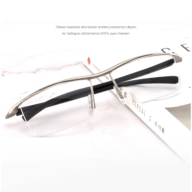 Pure Titanium Men Eyewear Optical Prescription Glasses Frame M Business Lightweight Rectangle Eyeglasses oculos de grau
Pure Titanium Men Eyewear Optical Prescription Glasses Frame M Business Lightweight Rectangle Eyeglasses oculos de grau