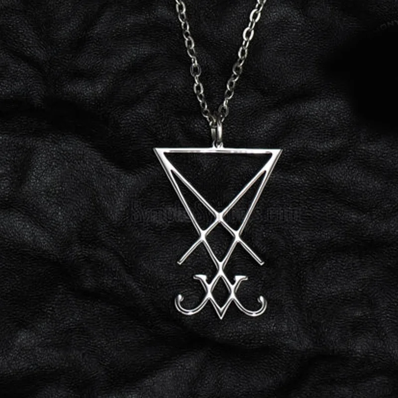 Seal of Lucifer Satanic Sigil of Baphomet Metal Pendant Necklace Gold Gothic Dark Pagan Satan Men Fashion Jewelry Accessories
Seal of Lucifer Satanic Sigil of Baphomet Metal Pendant Necklace Gold Gothic Dark Pagan Satan Men Fashion Jewelry Accessories