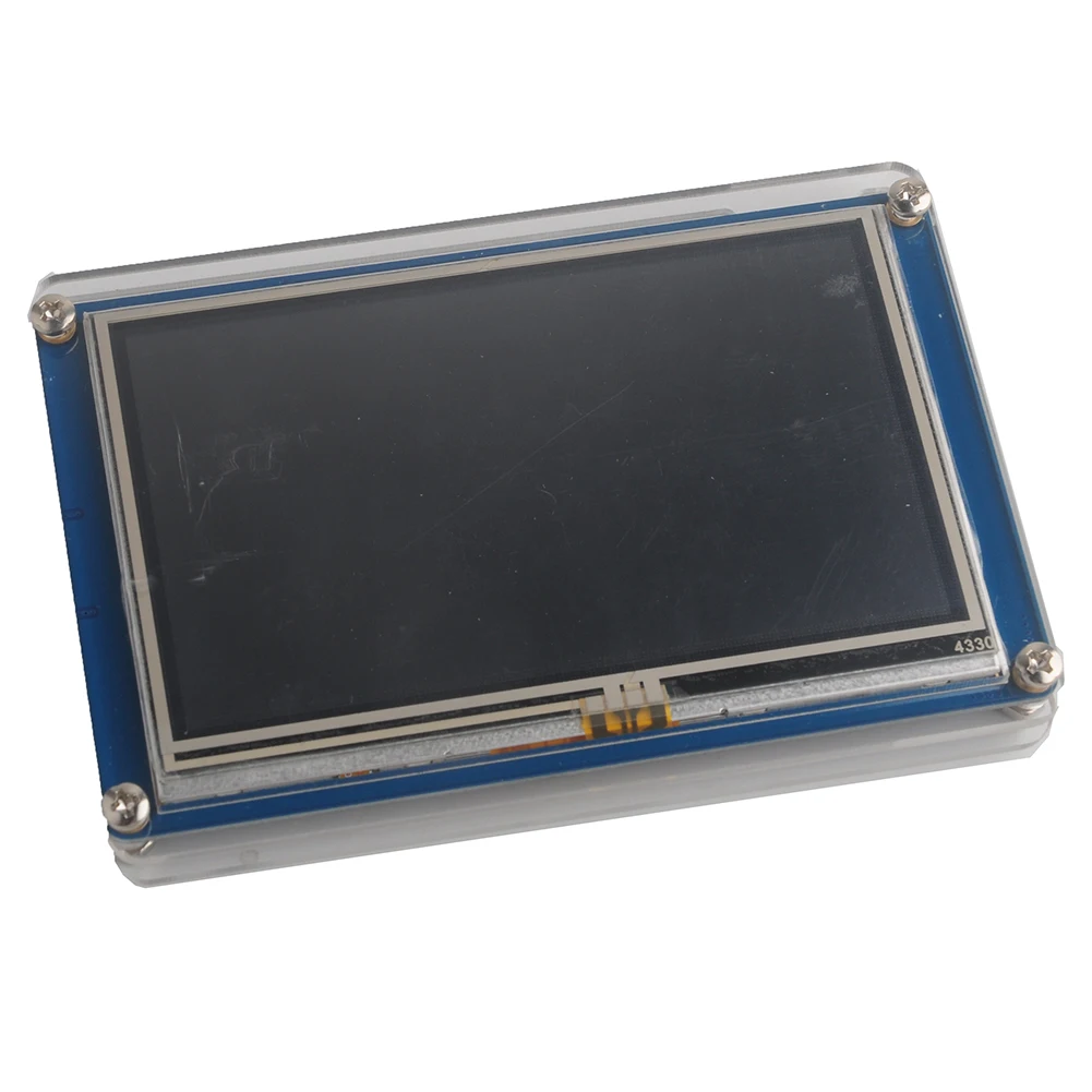 Nextion 4 3 дюймовый HMI жк сенсорный экран модуль NX4827T043 + прозрачный чехол для Arduino