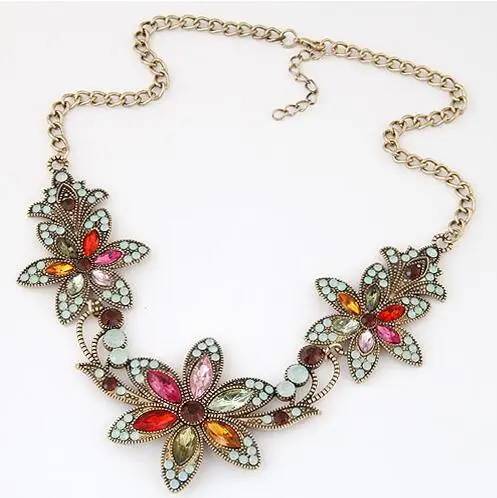 New SPX6652 Fashion Amazing Charming Crystal Beaded Retro Flower Necklaces & Pendants crystal bib big rhinestone necklaces
New SPX6652 Fashion Amazing Charming Crystal Beaded Retro Flower Necklaces & Pendants crystal bib big rhinestone necklaces