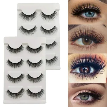 NEWCOME 3 Pairs 3D Faux Mink Hair False Eyelashes Natural/Thick Long Eye Lashes Wispy Mink Eyelashes Makeup Tools 
NEWCOME 3 Pairs 3D Faux Mink Hair False Eyelashes Natural/Thick Long Eye Lashes Wispy Mink Eyelashes Makeup Tools