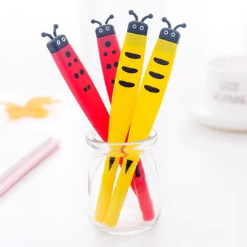 2PC/lot Cartoon creative bee modeling gel pen Cute ladybug pen black pen student stationery signing pens school office supplies
2PC/lot Cartoon creative bee modeling gel pen Cute ladybug pen black pen student stationery signing pens school office supplies