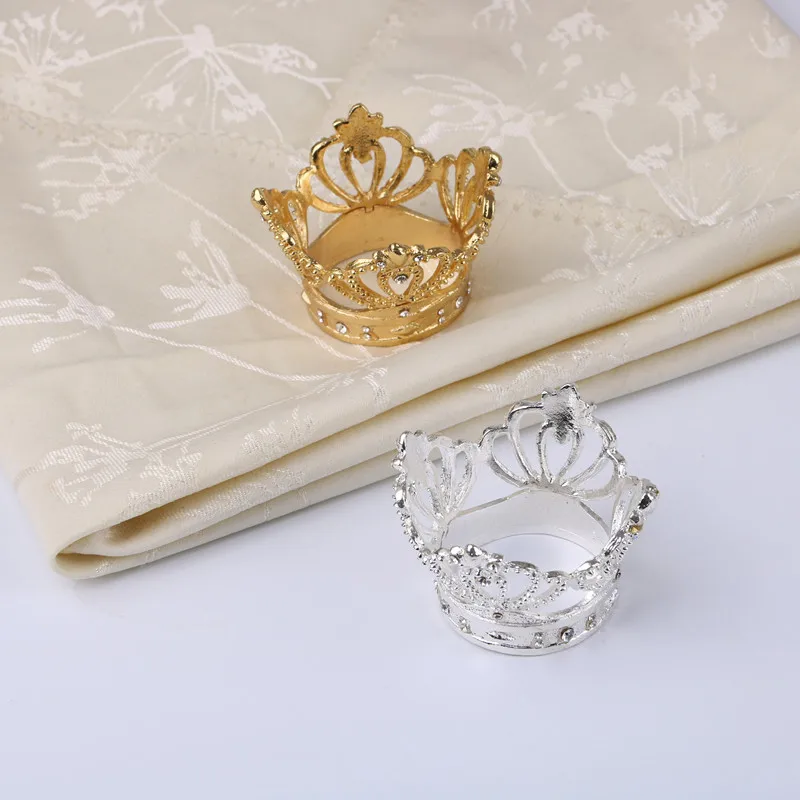 12PCS alloy diamond crown napkin buckle gold napkin ring Hotel home decoration napkin ring gold / silver
12PCS alloy diamond crown napkin buckle gold napkin ring Hotel home decoration napkin ring gold / silver