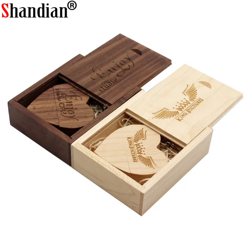 SHANDIAN wooden Heart USB Flash Drive Pendrive 64GB 32GB 16GB 8GB 4GB U Disk USB 2.0 Memory Stick photography wedding gifts
SHANDIAN wooden Heart USB Flash Drive Pendrive 64GB 32GB 16GB 8GB 4GB U Disk USB 2.0 Memory Stick photography wedding gifts