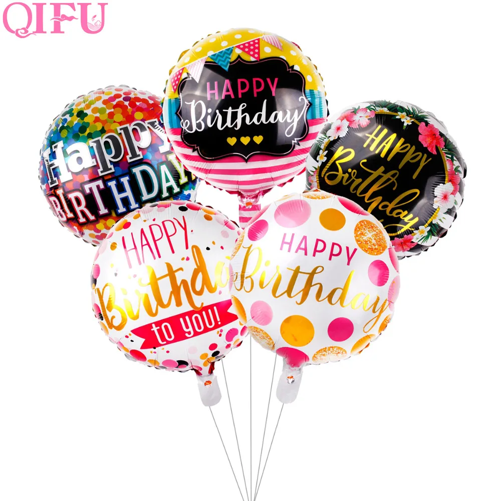 QIFU New 18inch 5pcs Foil Balloons Birthday Party Decoration Kids Birthday Makeup Extra Strong Balloons Happy Birthday supplies 
QIFU New 18inch 5pcs Foil Balloons Birthday Party Decoration Kids Birthday Makeup Extra Strong Balloons Happy Birthday supplies