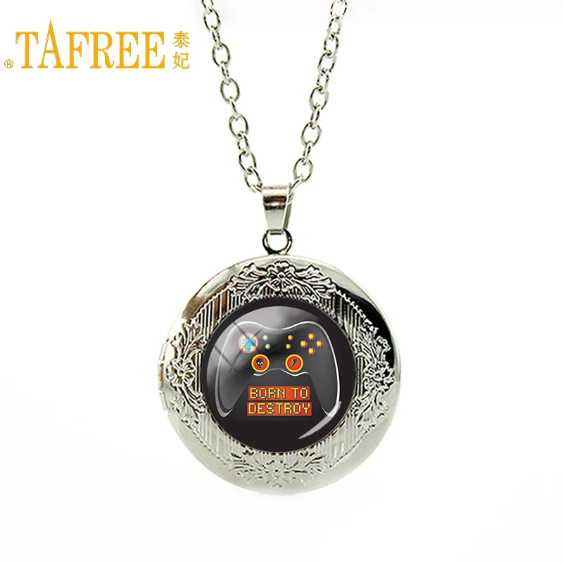 TAFREE Game Controller Graphic Necklace to destroy words locket women accessories high quality stock vector jewelry H635
TAFREE Game Controller Graphic Necklace to destroy words locket women accessories high quality stock vector jewelry H635